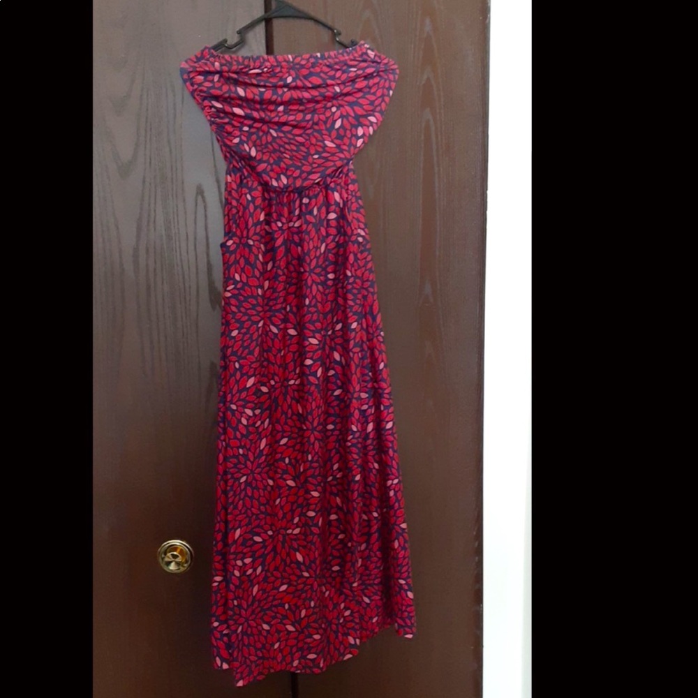 Strapless maxi dress